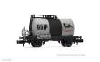 Arnold HN6700 - FS, 2-tlg. Set 2-achs. Kesselwagen „Agip“ in silberner Farbgebung, Ep. III-IV