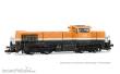 Arnold HN9072S - BASF, dieselelektrische Lokomotive Vossloh DE 18, orange/graue Farbgebung, Ep. VI, mit Sounddecoder