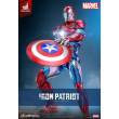 Marvel Comic Diecast Masterpiece Actionfigur 1/6 Iron Patriot Hot Toys Exclusive 32 cm