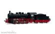 Rivarossi HR2893S - DR, Dampflokomotive mit Schlepptender 55 7254, in schwarz-roter Farbgebung, Ep. III, mit DCC-Sounddecoder