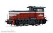 Rivarossi HR2932S - Mercitalia Shunting & Terminal, Diesel-Rangierlokomotive Rh. D.245 in rot/dunkelgrauer Lackierung mit weißem Streifen, Ep. VI, mit DCC-Sounddecoder