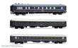 Rivarossi HR4360 - FS, 3-tlg. Set Reisezugwagen „Rapido 904-905“
