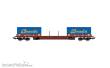 Rivarossi HR6555 - FS, 4-achs. Flachwagen Rgs, beladen mit 2 x 20´ Coil-Container „Gruppo Bernardini“, Ep. V