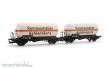 Rivarossi HR6644 - DB, 2-tlg. Set 2-achs. Gaskesselwagen, „Rommenhöller Kohlensäure“