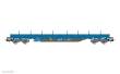 Rivarossi HR6671 - Press, 2-tlg. Set 4-achs. Rungenwagen, Typ Res, blaue Farbgebung (leer), Ep. VI