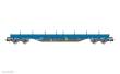 Rivarossi HR6671 - Press, 2-tlg. Set 4-achs. Rungenwagen, Typ Res, blaue Farbgebung (leer), Ep. VI