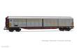 Rivarossi HR6673 - FS, 2-tlg. Set Schiebewandwagen der Bauart Habils, in silber/brauner Farbgebung mit geneigtem und abgerundetem FS-Logo, Ep. V