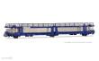 Rivarossi HR6719 - Transfesa, 3-achs. Autotransportwagen, Bauart Laeks 63C „Hispanauto”, blaue Farbgebung