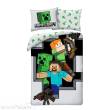 Halantex HTEX-MNC-946-BL - Minecraft Bettwäsche Ver, 8 140 x 200 cm / 70 x 90 cm