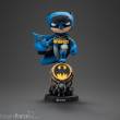 Iron Studios IS95744 - Batman Mini Co, PVC Figur Batman on Bat-Signal (Blue Variant) 19 cm