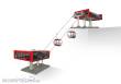 Jägerndorfer Collection JC84481 - Gipfelbahn D-Line Profiset schwarz/rot 1:32