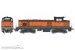REE Modeles JM-010 - Diesel Locomotive BB 63568 Arzens (orange TGV), logo « Nouille » dépôt d’Achères Era V - ANALOG