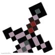 Jakks Pacific JPA124369-15L - Minecraft Kunststoff-Replik Nether Sword 51 cm