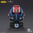 Joy Toy JT01697 - Warhammer 40,000: Space Marine 2 Replik Ultramarines Lieutenant Titus Helm mit Display-Stand 44 cm