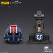Joy Toy JT01697 - Warhammer 40,000: Space Marine 2 Replik Ultramarines Lieutenant Titus Helm mit Display-Stand 44 cm