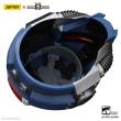 Joy Toy JT01741 - Warhammer 40,000: Space Marine 2 Replik Ultramarines Lieutenant Titus Helm 30 cm