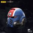 Joy Toy JT01741 - Warhammer 40,000: Space Marine 2 Replik Ultramarines Lieutenant Titus Helm 30 cm