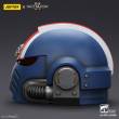 Joy Toy JT01741 - Warhammer 40,000: Space Marine 2 Replik Ultramarines Lieutenant Titus Helm 30 cm