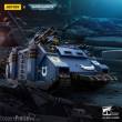 Joy Toy JT01802 - Warhammer 40,000: Space Marine 2 Actionfigur Ultramarines Razorback with twin lascannon 36 cm