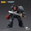 Joy Toy JT03097 - Warhammer 40,000 Actionfigur Black Templars Terminator 1 with Power Sword and Storm Bolter 14 cm