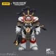 Joy Toy JT03486 - Warhammer 40,000 Actionfigur White Scars Legion Praetor in Cataphractii Terminator Armour with Cyber Hawk Chogorian sword and combi-melta 14 cm