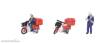 Kato K24-2201 - 2er Set Postbooten mit Motorroller