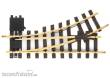 LGB 12100 - Handweiche links, R1, 30°
