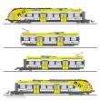 Liliput L133868 - 4-tlg. Elektro-Triebzug, FLIRT, SBB-CFF, Ep.VI, WS dig.