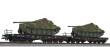 Liliput L230145 - Schwerlasttransportwagen-Set, 2-teilig, DRB, Epoche II