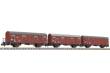 Liliput L260147 - Liliput 3-tlg. Set ged. Güterwg., Gbs 245, Bretterwände, Bremserbühne, DB, Ep.IV L260147