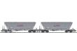 Liliput L260229 - 2-tlg. Set, Getreidetransportwg., Uagpps, NACCO, Deutschland, Ep.VI