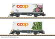 LGB L45885 - RhB Containerwagen Set coop®