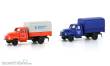 Minis LC3235 - 2er Set Opel Blitz Pritsche/Plane THW+Katastrophenschutz