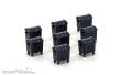 Minis LC46001 - 8er Set Mülltonnen, groß, schwarz