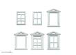 Peco LK-756 - Fenster und Rahmen (8er-Pack)