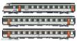 L.S. Models LS41250DC - 3er Set Personenwagen VU+VTU SNCF, Ep.IV - Lemke
