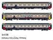 L.S. Models LS42300 - 3er Set Personenwagen I6+I10 SNCB, Ep.V, Memling