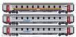 L.S. Models LS43060DC - 3er Set Personenwagen I11 (A+B+B) SNCB, Ep.VI - Lemke