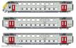 L.S. Models LS43601AC - 3er Set Doppelstockwagen M6 BDX+B+B SNCB, Ep.Vb, AC