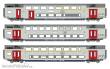 L.S. Models LS43602AC - 3er Set Doppelstockwagen M6 ADB+B+A SNCB, Ep.Vb, AC