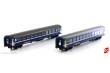 L.S. Models LS47326 - 2er Set SBB Liegewagen RIC Bcm blau Ep.IV/V Nachtposition - Lemke