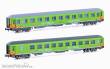 L.S. Models LS76011 - 2er Set Liegewagen Bvcmz+Bvcmbz Flixtrain, Ep.VI