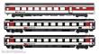 L.S. Models LS97034DC - 3er Set Personenwagen Bpm + WRm SBB, Ep.VI, EC9