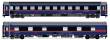 L.S. Models LS97038-1N - 2er Set Nachtzugwagen Bcmz + WLABmz ÖBB Nightjet, Ep.VI, DAN