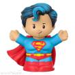 Mattel MATTJFD63 - DC Comics Little People Collector Minifiguren 4er-Pack Superman: Through the Ages 7 cm