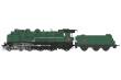 REE Modeles MB-137SAC - 5-231 E 46 MONTARGIS depot, simple smoke stack, smoke deflectors, Fives-Lille air pump, ACFI preheating, 25m³ tender, SNCF green - AC Sound & Smoke (3 tracks)