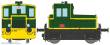 REE Modeles MB-147 - Y 2103 SNCF green 301, yellow front beam, yellow strip, black frame, South East Era IV ANALOG