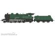 REE Modeles MB-160 - 141 D 318 + Tender 25 A 285 Green & Black BADAN SNCF Era III - ANALOG