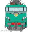 REE Modeles MB-253 - Elektrolokomotive BB 25243 ´Mistral´ ou ´Ligure´ der SNCF in grüner Lackierung mit Schürzen und Eckfenstern - Depot: Marseille, - Ep.IV - DC Analog