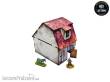 Micro Art Studio MSH00161 - WW2 Normandy Coach House w. Chicken Coop PREPAINTED [28mm/1:56]